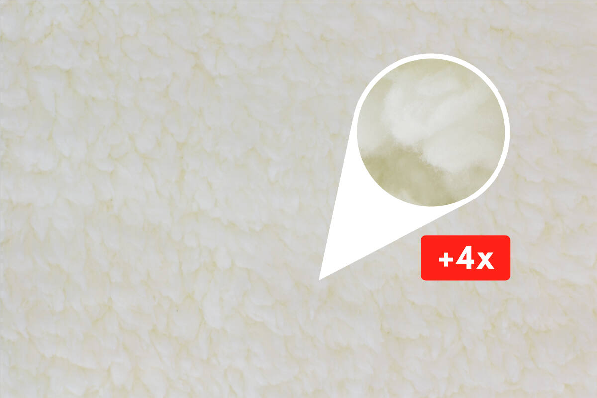 Velvet Sherpa blanket, 150x200cm
white backside, matt white printing side
Weight: 460gsm
Size tolerance: 3%
Oekotex